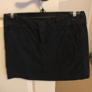 Navy chino skirt